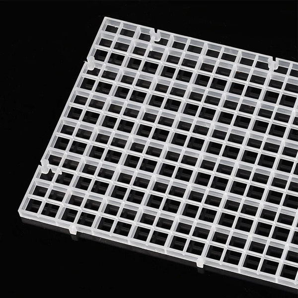 Planet Gates 2pcs Gravel Grid Isolation Board Aquarium Separator Free Cut Fish Tank Divider Filtration Net Cleaning Tool Replacement Parts