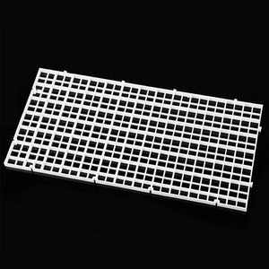 Planet Gates 2pcs Gravel Grid Isolation Board Aquarium Separator Free Cut Fish Tank Divider Filtration Net Cleaning Tool Replacement Parts