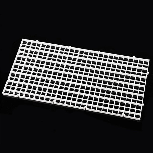 Planet Gates 2pcs Gravel Grid Isolation Board Aquarium Separator Free Cut Fish Tank Divider Filtration Net Cleaning Tool Replacement Parts