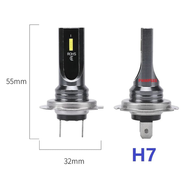 Planet Gates 2Pcs H4 H7 H11 H10 LED Car Headlight Bulbs 3000K 6000K PSX24W 9005 HB3 9006 HB4 H8 H1 H3 Auto Lights Automobile Driving Fog Lamp