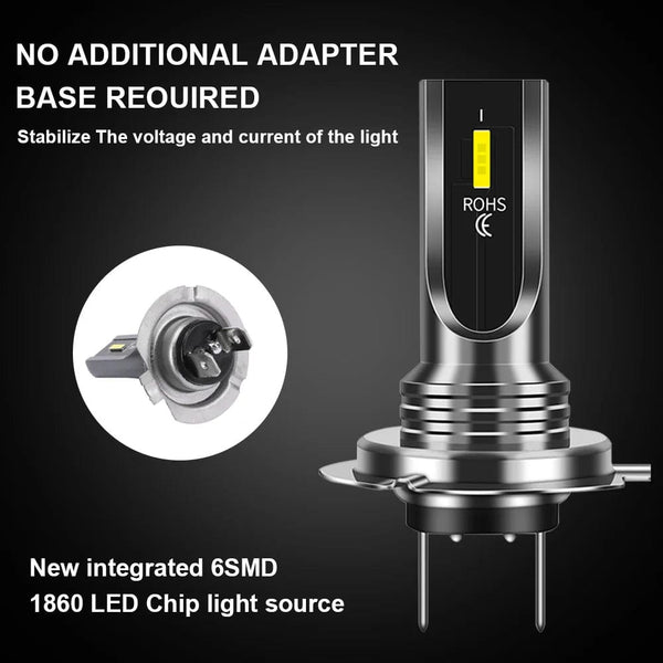 Planet Gates 2Pcs H4 H7 H11 H10 LED Car Headlight Bulbs 3000K 6000K PSX24W 9005 HB3 9006 HB4 H8 H1 H3 Auto Lights Automobile Driving Fog Lamp