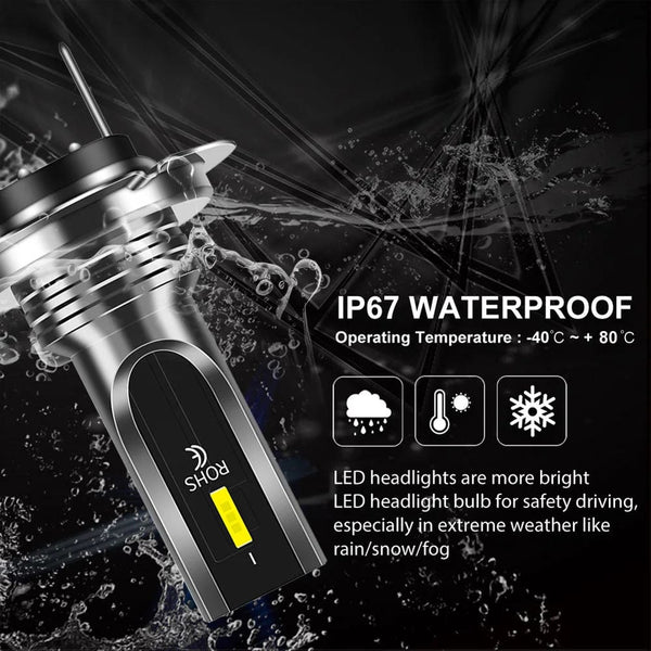 Planet Gates 2Pcs H4 H7 H11 H10 LED Car Headlight Bulbs 3000K 6000K PSX24W 9005 HB3 9006 HB4 H8 H1 H3 Auto Lights Automobile Driving Fog Lamp