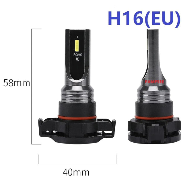 Planet Gates 2Pcs H4 H7 H11 H10 LED Car Headlight Bulbs 3000K 6000K PSX24W 9005 HB3 9006 HB4 H8 H1 H3 Auto Lights Automobile Driving Fog Lamp