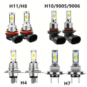 Planet Gates 2pcs H7 H4 H11 H8 9005 9006 H10 9145 3570 CSP LED Car Motorcycle Truck Fog Driving Light Bulbs 6000K White Day Time Running Lights DRL Lamp 12V