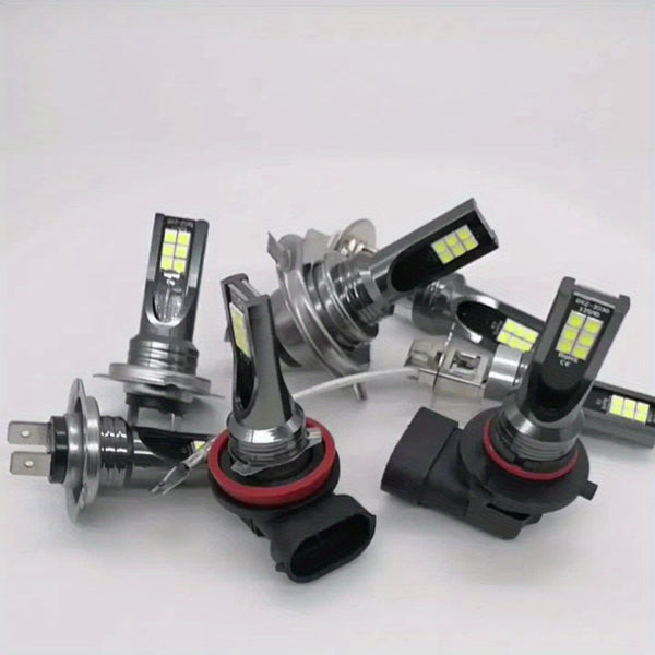 Planet Gates 2pcs H8 H11 Car LED Fog Light Bulbs 6000K White Fog Lamps H4/H7/H1/9005/HB3/9006/HB4 Car Lights