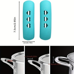 Planet Gates 2pcs Heat-Resistant Pot Handle Covers - Protect Your Hands from Burns and Scalds!