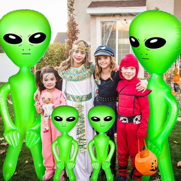 Planet Gates 2Pcs Inflatable Alien Inflatable Toys For Halloween Thanksgiving Decoration Entertainment And Christmas Party Gifts