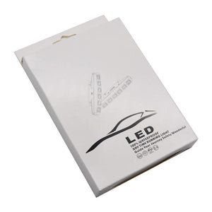 Planet Gates 2Pcs led 12v / 6000K Cold White 2Pcs led 12v for car running lights Waterproof led daytime running lights for car drl 6 Led headlights support car Fog lights