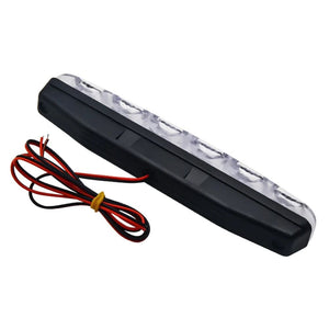Planet Gates 2Pcs led 12v / 6000K Cold White 2Pcs led 12v for car running lights Waterproof led daytime running lights for car drl 6 Led headlights support car Fog lights