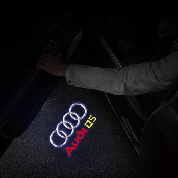 Planet Gates 2Pcs Led Car Door Welcome Lights For Audi Sline S3 S5 TT A4 B7 B8 B9 A3 8P 8V 8L A5 A6 C6 C5 C7 A1 Q3 Q7 Q5 Logo Projector Lamp
