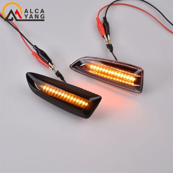 Planet Gates 2PCS Led Dynamic Side Marker Turn Signal Light Sequential Blinker For Opel Astra J Astra J K Zafira C Insignia B Grandland X