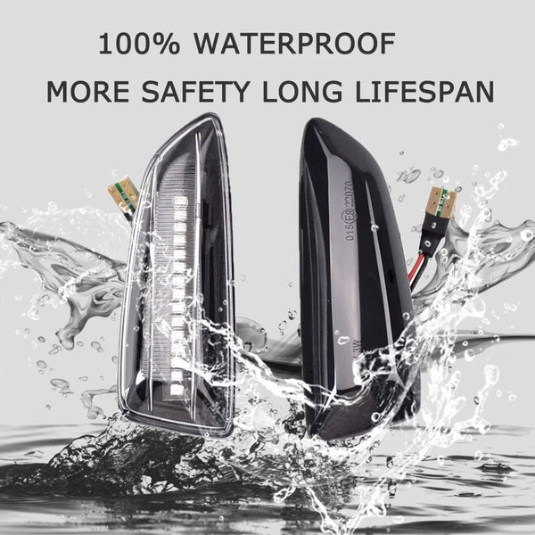 Planet Gates 2PCS Led Dynamic Side Marker Turn Signal Light Sequential Blinker For Opel Astra J Astra J K Zafira C Insignia B Grandland X