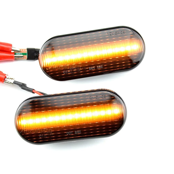 Planet Gates 2PCS Led Dynamic Side Marker Turn Signal Light Sequential Blinker Light For VW Golf 3 4 MK3 MK4 Passat 3BG Polo 6N 9N Bora Vento