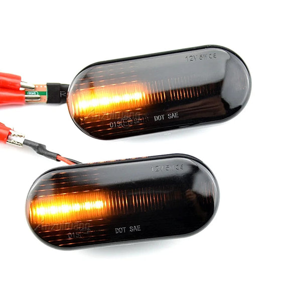 Planet Gates 2PCS Led Dynamic Side Marker Turn Signal Light Sequential Blinker Light For VW Golf 3 4 MK3 MK4 Passat 3BG Polo 6N 9N Bora Vento