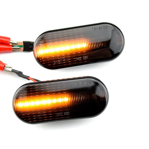 Planet Gates 2PCS Led Dynamic Side Marker Turn Signal Light Sequential Blinker Light For VW Golf 3 4 MK3 MK4 Passat 3BG Polo 6N 9N Bora Vento