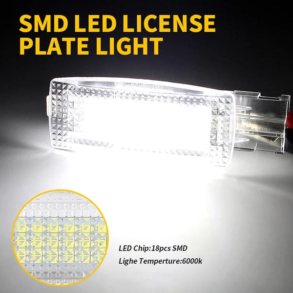 Planet Gates 2PCS LED Interior Sun Visor Vanity Mirror Lamps Reading Light For VW Golf 4 5 6 7 Passat CC B5 B6 B7 Polo Tiguan Scirocco Jetta Toura