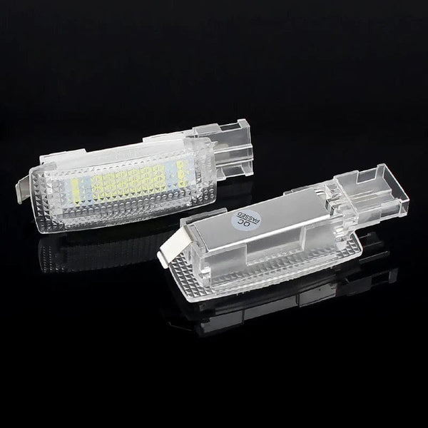 Planet Gates 2PCS LED Interior Sun Visor Vanity Mirror Lamps Reading Light For VW Golf 4 5 6 7 Passat CC B5 B6 B7 Polo Tiguan Scirocco Jetta Toura