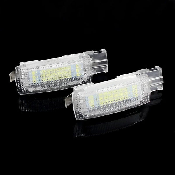 Planet Gates 2PCS LED Interior Sun Visor Vanity Mirror Lamps Reading Light For VW Golf 4 5 6 7 Passat CC B5 B6 B7 Polo Tiguan Scirocco Jetta Toura