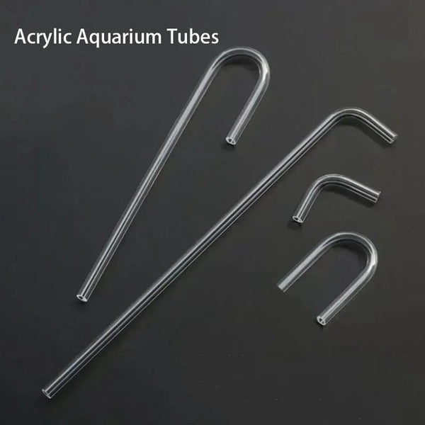 Planet Gates 2pcs/lot 4mm Acrylic Aquarium Connector Straight U Shape Tube Elbow Fish Tank Air Pump Air Tube Filter Connecting Accessories