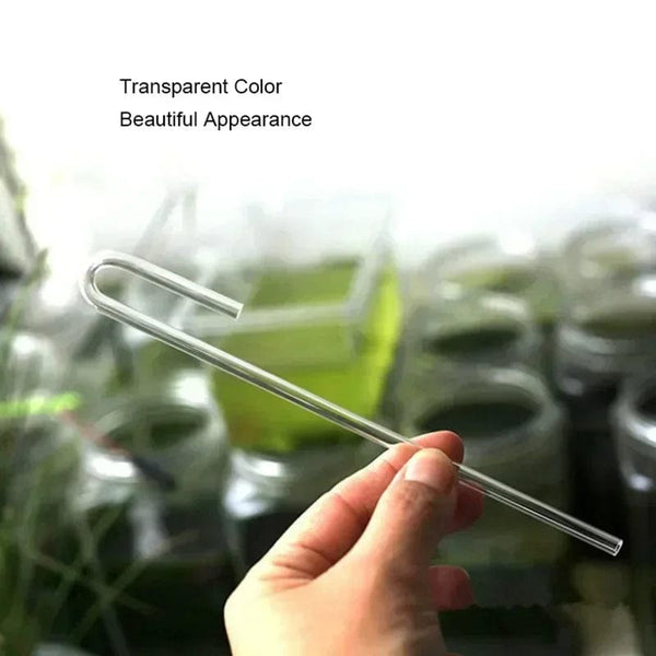 Planet Gates 2pcs/lot 4mm Acrylic Aquarium Connector Straight U Shape Tube Elbow Fish Tank Air Pump Air Tube Filter Connecting Accessories