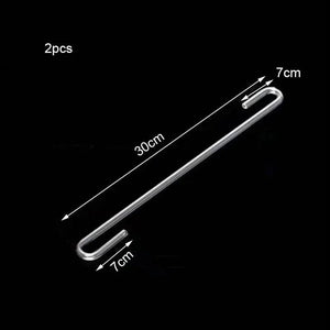 Planet Gates 2pcs/lot 4mm Acrylic Aquarium Connector Straight U Shape Tube Elbow Fish Tank Air Pump Air Tube Filter Connecting Accessories