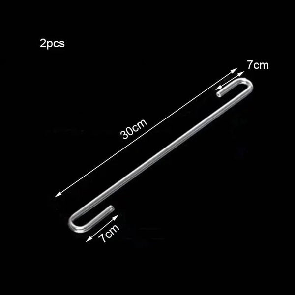 Planet Gates 2pcs/lot 4mm Acrylic Aquarium Connector Straight U Shape Tube Elbow Fish Tank Air Pump Air Tube Filter Connecting Accessories