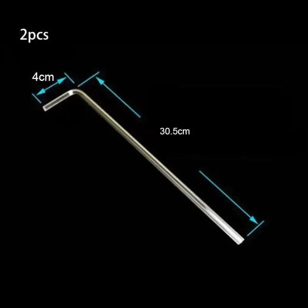 Planet Gates 2pcs/lot 4mm Acrylic Aquarium Connector Straight U Shape Tube Elbow Fish Tank Air Pump Air Tube Filter Connecting Accessories