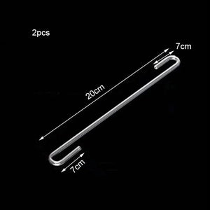 Planet Gates 2pcs/lot 4mm Acrylic Aquarium Connector Straight U Shape Tube Elbow Fish Tank Air Pump Air Tube Filter Connecting Accessories