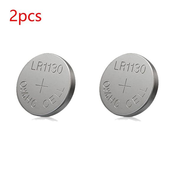 Planet Gates 2PCS LR1130 AG10 LR54 Cell Coin 1.55V SR54 389 189 LR1130 SR1130 Alkaline Button Batteries for Watch Toys Remote