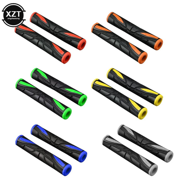 Planet Gates 2pcs Motorcycle Rubber Soft Handle Bar Motorcycle Bike Handlebar Cover Anti-Slip Brake Lever Grips Protector Handlebar Cover