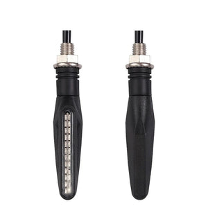 Planet Gates 2PCS Motorcycle Turn Signal Light E11 Mark Built Relay 335SMD Turn Signals Indicator Flashing Light Blinker Universal M10 Bolt