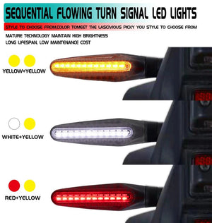 Planet Gates 2PCS Motorcycle Turn Signal Light E11 Mark Built Relay 335SMD Turn Signals Indicator Flashing Light Blinker Universal M10 Bolt