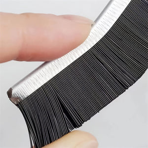 Planet Gates 2pcs Multifunctional Groove Cleaning Brush with Long Handle Hard Bristle Dust Brush for Living Room Window Door Groove Thin Detailing