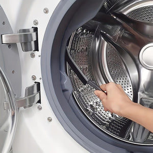 Planet Gates 2pcs Multifunctional Groove Cleaning Brush with Long Handle Hard Bristle Dust Brush for Living Room Window Door Groove Thin Detailing