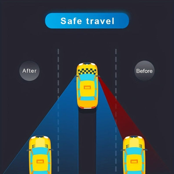 Planet Gates 2pcs New 2pcs Adjustable Car Blind Spot Glass Mirror 360 Degree Side Wide Angle Rearview Mirror Small Rimless Round Mirror Safe Driving