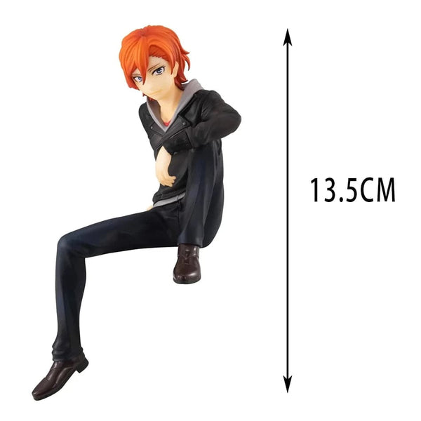Planet Gates 2pcs No box FuRyu Bungo Stray Dogs 12cm Dazai Osamu Noodles Press Figure Japanese Cartoon Figurines Collection Cute Toys