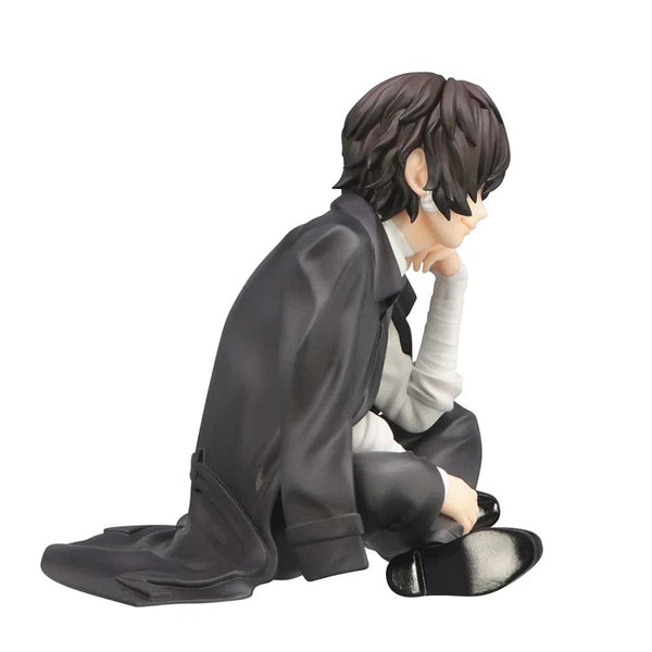 Planet Gates 2pcs No box FuRyu Bungo Stray Dogs 12cm Dazai Osamu Noodles Press Figure Japanese Cartoon Figurines Collection Cute Toys