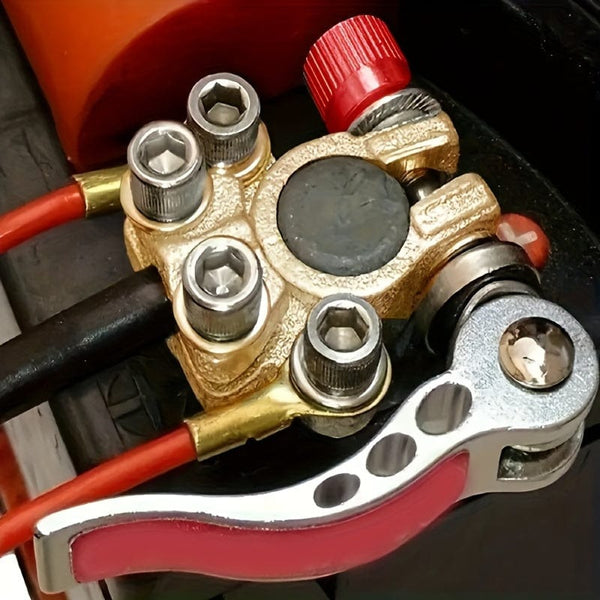 Planet Gates 2pcs Positive And Negative Level Pile Heads 2pcs Positive And Negative Car Battery Stake Head Clips, Thickened Car Battery Terminal Clips