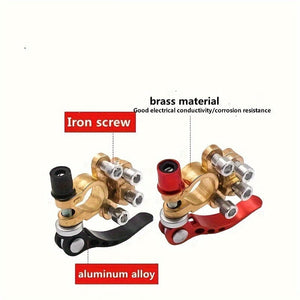 Planet Gates 2pcs Positive And Negative Level Pile Heads 2pcs Positive And Negative Car Battery Stake Head Clips, Thickened Car Battery Terminal Clips