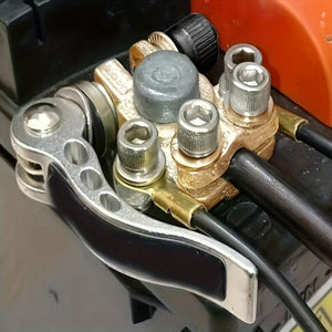 Planet Gates 2pcs Positive And Negative Level Pile Heads 2pcs Positive And Negative Car Battery Stake Head Clips, Thickened Car Battery Terminal Clips