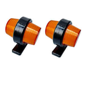 Planet Gates 2pcs red white 2Pcs 12v-36v Truck lights Trailer lamp Tail Light truck Side Marker Indicators caravan rear Light tractor Signal Lights