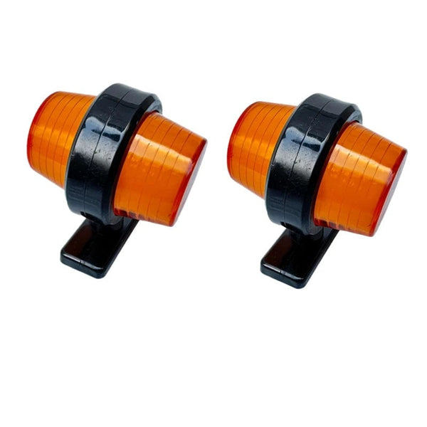 Planet Gates 2pcs red white 2Pcs 12v-36v Truck lights Trailer lamp Tail Light truck Side Marker Indicators caravan rear Light tractor Signal Lights