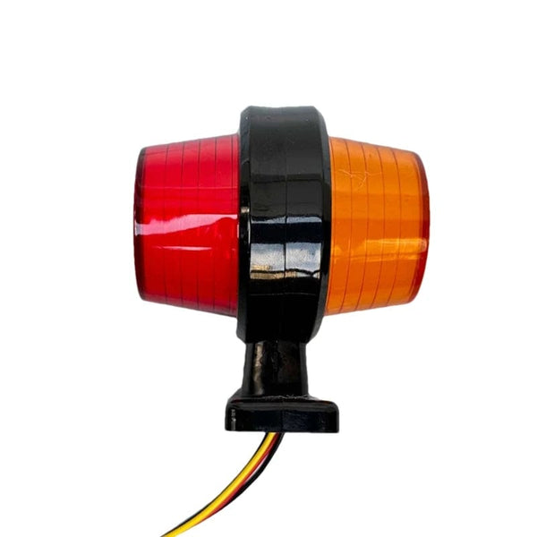 Planet Gates 2pcs red white 2Pcs 12v-36v Truck lights Trailer lamp Tail Light truck Side Marker Indicators caravan rear Light tractor Signal Lights