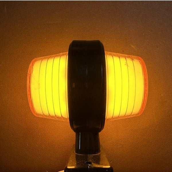 Planet Gates 2pcs red white 2Pcs 12v-36v Truck lights Trailer lamp Tail Light truck Side Marker Indicators caravan rear Light tractor Signal Lights