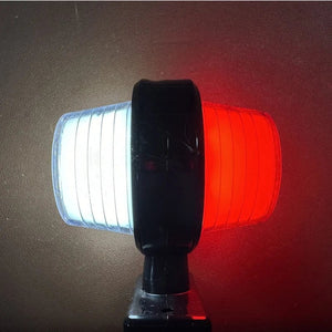 Planet Gates 2pcs red white 2Pcs 12v-36v Truck lights Trailer lamp Tail Light truck Side Marker Indicators caravan rear Light tractor Signal Lights