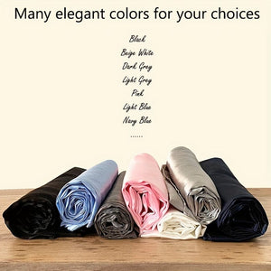 Planet Gates 2pcs Satin Pillowcase, Soft And Smooth Texture, Satin Solid Color Envelope Pillowcases, Reduce Hair Breakage Prevent Wrinkles