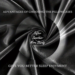 Planet Gates 2pcs Satin Pillowcase, Soft And Smooth Texture, Satin Solid Color Envelope Pillowcases, Reduce Hair Breakage Prevent Wrinkles