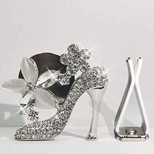Planet Gates 2pcs Set(high heel shoe + bag) 2pcs Bling High Heel Bag Car Air Fresheners Clips For Women Car Air Outlet Decoration