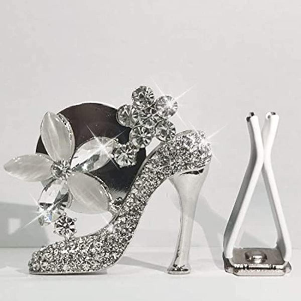 Planet Gates 2pcs Set(high heel shoe + bag) 2pcs Bling High Heel Bag Car Air Fresheners Clips For Women Car Air Outlet Decoration