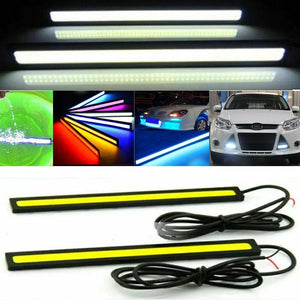 Planet Gates 2pcs/set New COB Car Daytime Running Light Universal 17cm/6.69in Car DRL LED Strip Light External Light Car DRL Light